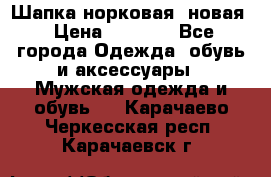 Шапка норковая, новая › Цена ­ 5 000 - Все города Одежда, обувь и аксессуары » Мужская одежда и обувь   . Карачаево-Черкесская респ.,Карачаевск г.